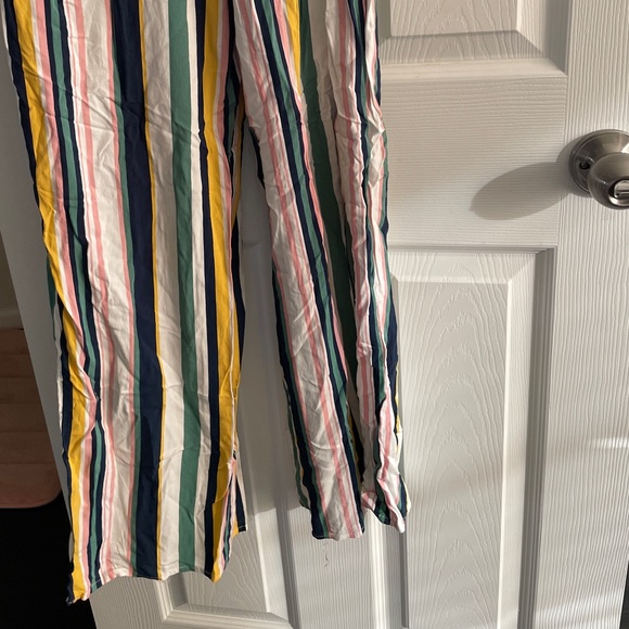 Multi Color Stripe Jumpsuit - Women’s Size Medium - Picture 7 of 9